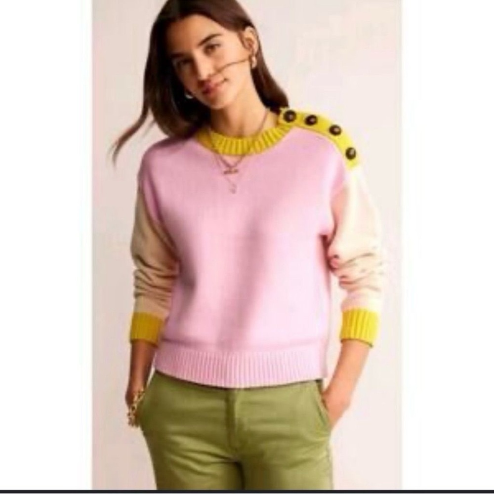 Jemma Chunky Cotton Sweater - Picture 3 of 11